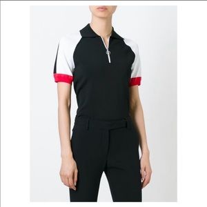 Alexander Wang T Zip Polo Shirt, Size M